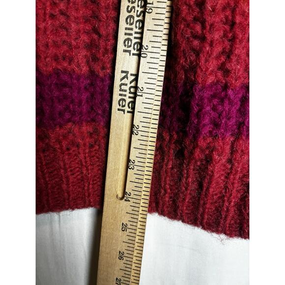 MOTHER Boatneck Sweater Vest Operation Sunshine Size Sm NWT Oversized Retro - Picture 6 of 7